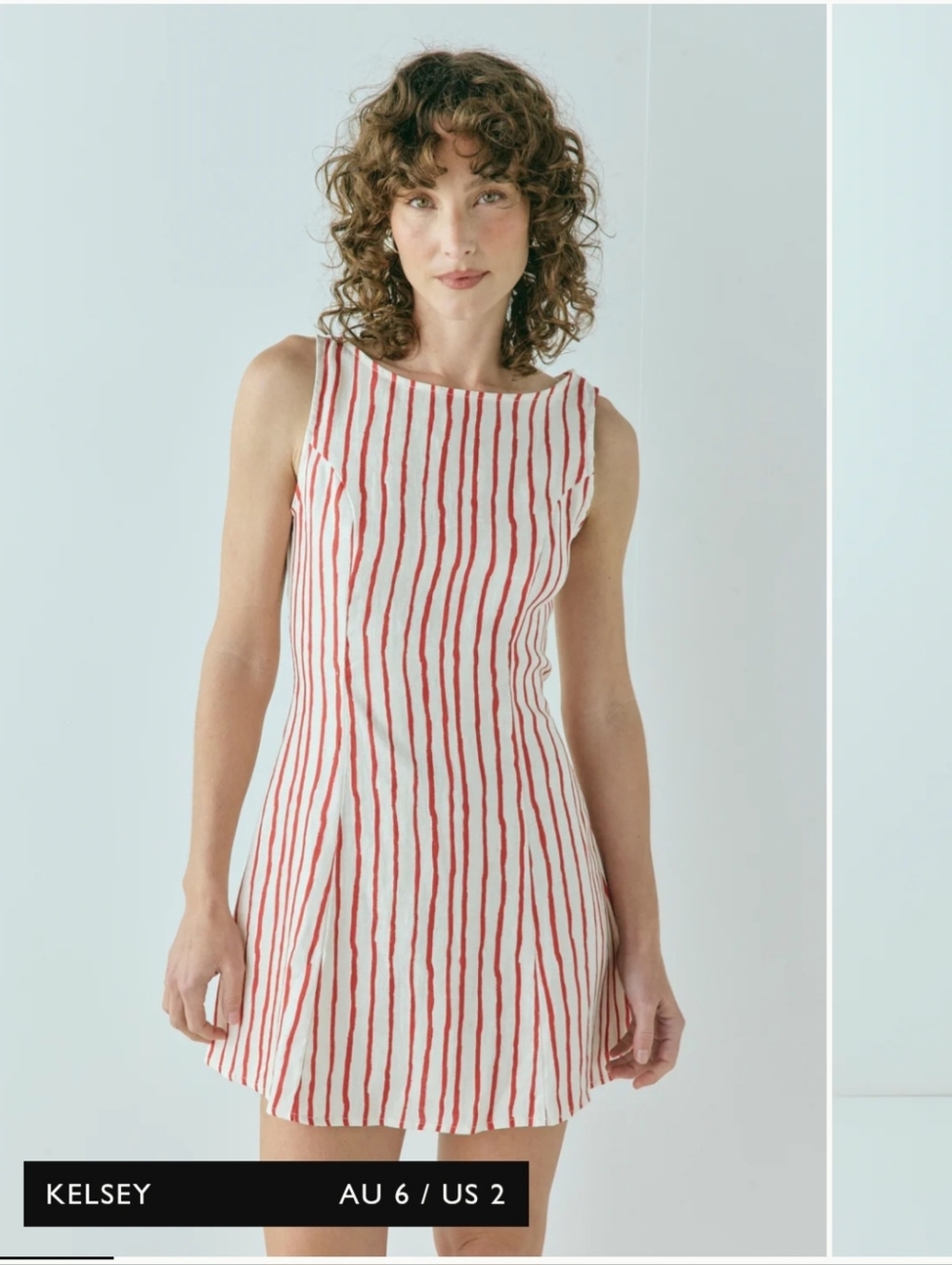 VRG Grl Chloe Linen Mini Dress